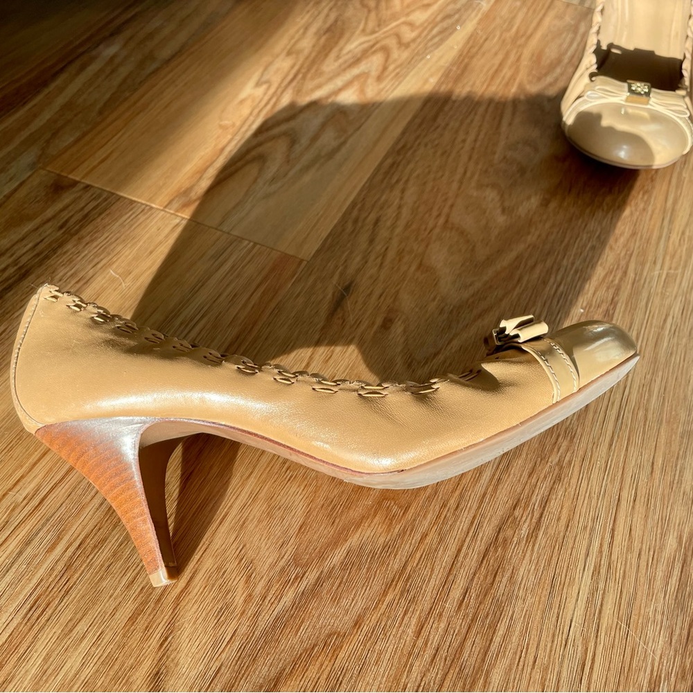 Vintage Tory Burch Heels ~  Host Pick ♥️ Excellent Condition! Size 8.5 - Picture 5 of 9